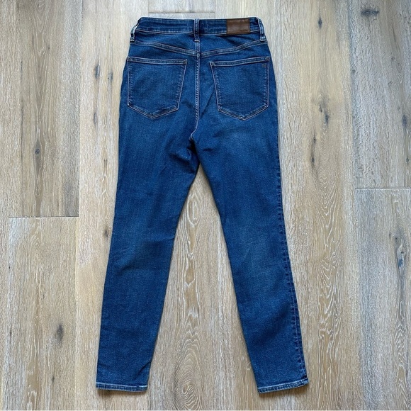 Madewell Curvy High Rise Skinny Jeans Wendover Wash Blue Denim - Size 27 - Picture 5 of 16
